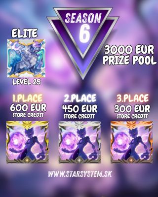 💣Season6💣 Decembrovú 6. Sezónu nášho Starsystému si nesmieš nechať ujisť. -Hráš o 3000€ 💶 -Hráš o PS5🫢 -Pokestar rozdá...